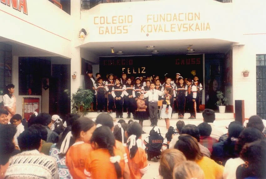 Visita de la Fundación Kovalevskaiia al Colegio Gauss
