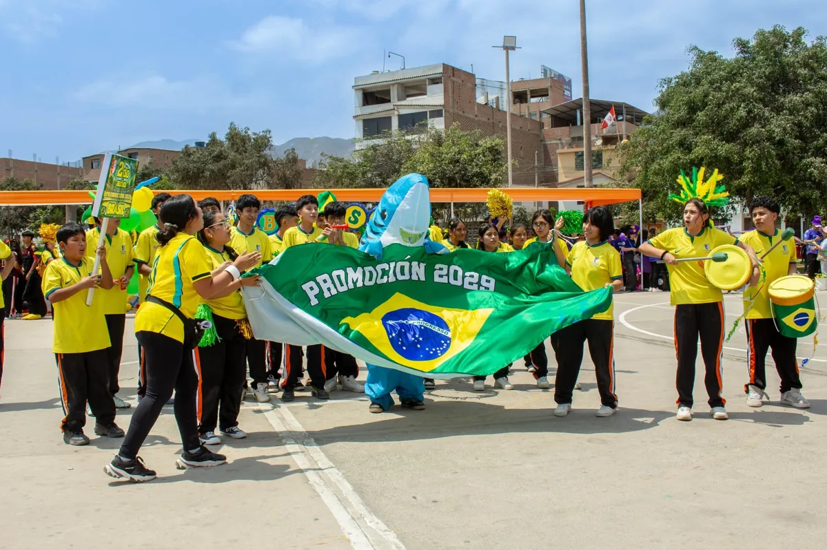 Inauguración de las Olimpiadas del colegio